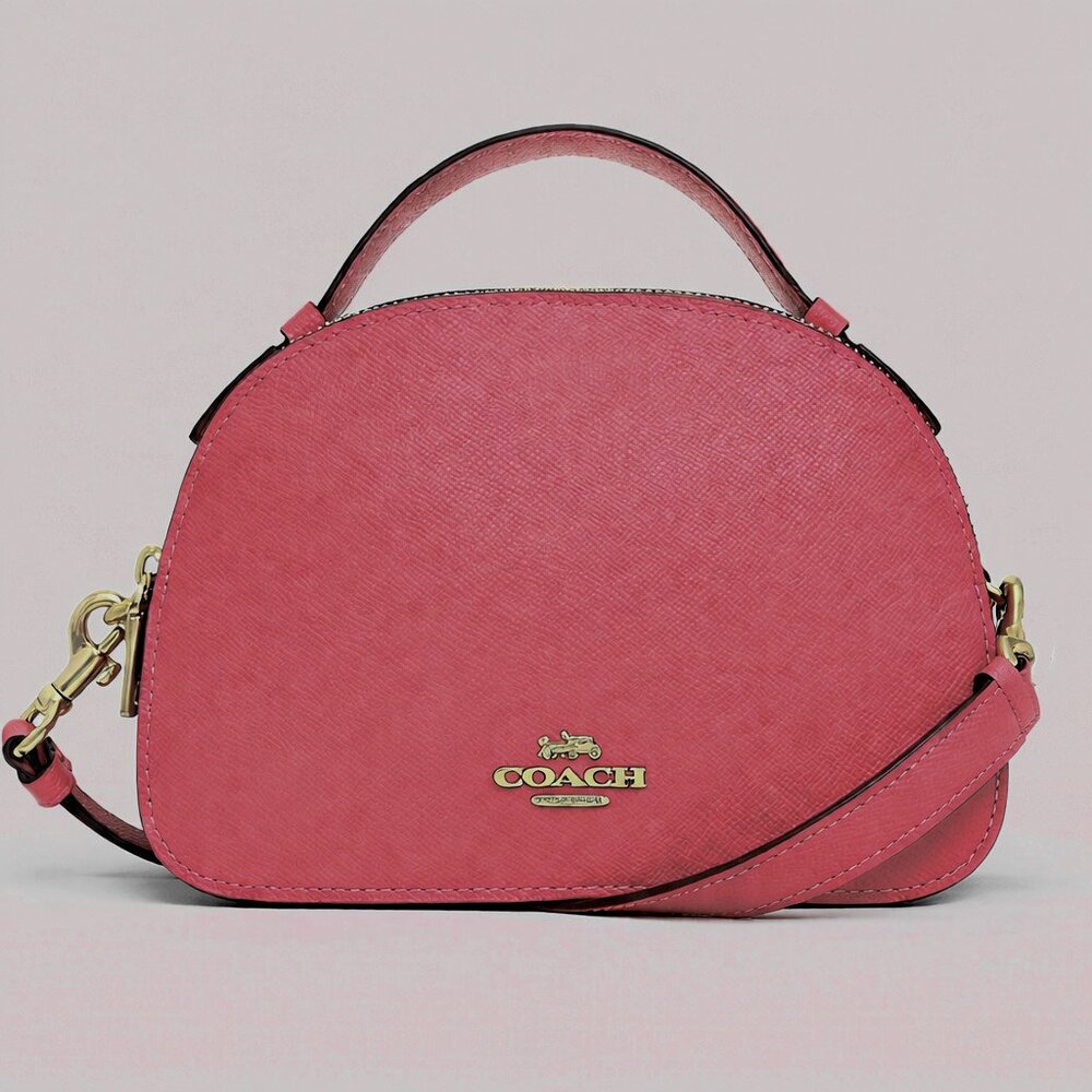 Coach Pink Crossbody Dome Satchel